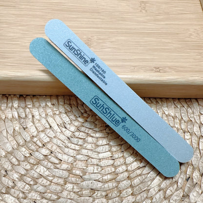 ネイル爪ヤスリ 2点セット 爪磨き ツヤツヤになる サロン用 ホーム用