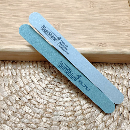 ネイル爪ヤスリ 2点セット 爪磨き ツヤツヤになる サロン用 ホーム用