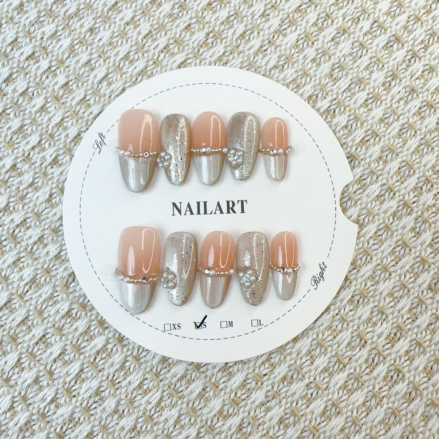 A001ネイルチップ XS/S/M